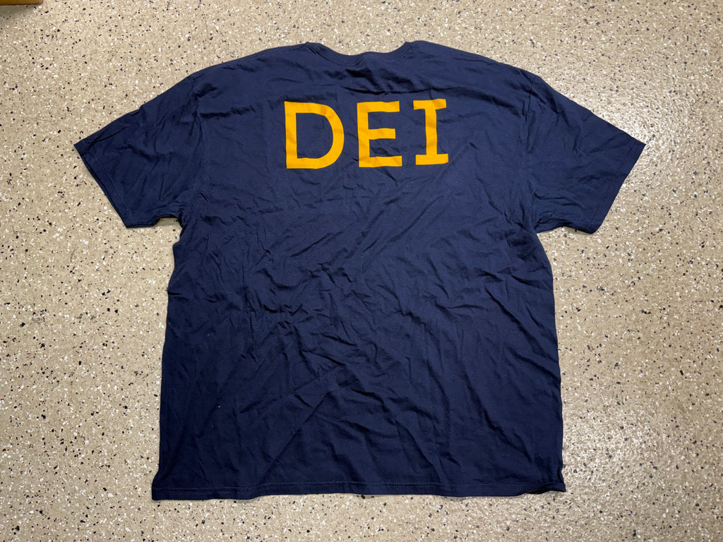 T-Shirt, DEI, Blue, 1ct